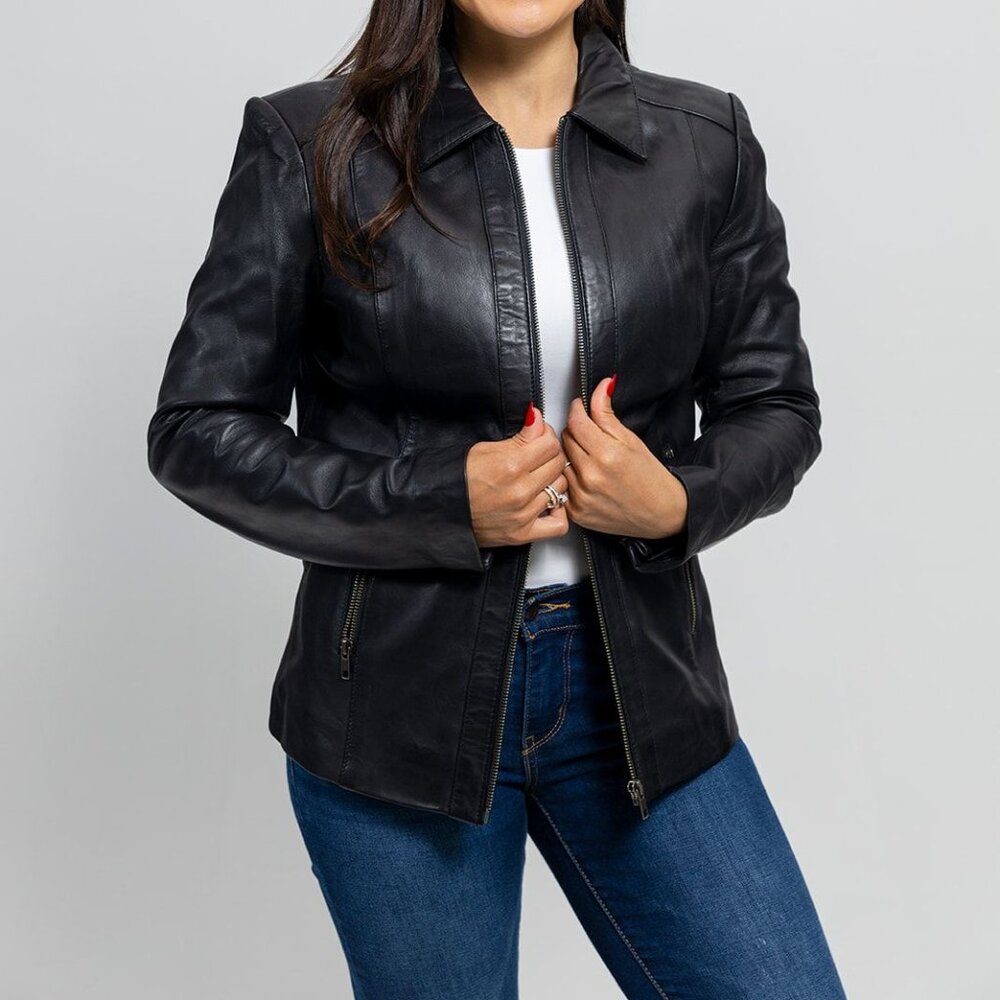 Womens Fashion Leather Jacket